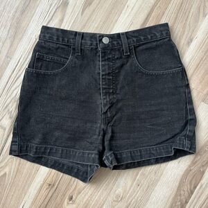 Guess Jean Classic Black Denim Women's Shorts Size 28